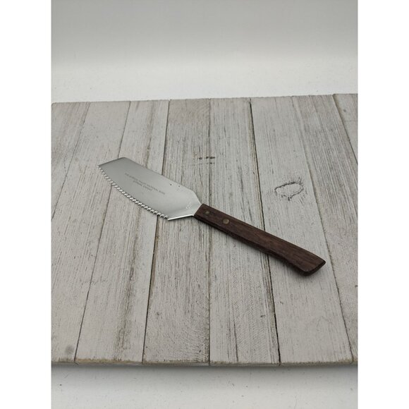 Stainless Steel #1 Kitchen Knife Utility 5" Blade 9 1/2" total Double Sided Chop - Picture 1 of 6